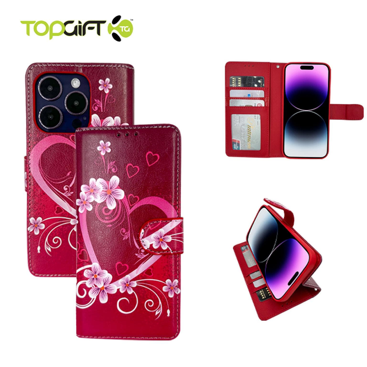 Galaxy S25 Wallet Printed Design Case