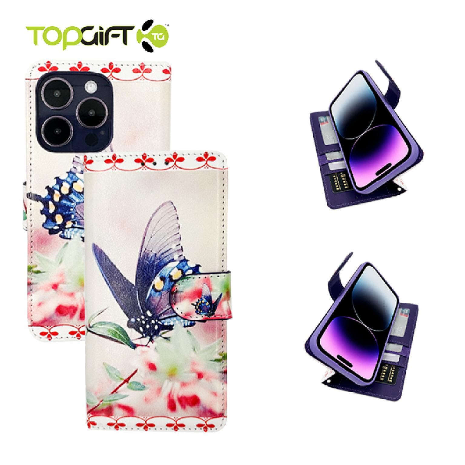 Galaxy A24 Wallet Printed Design Case