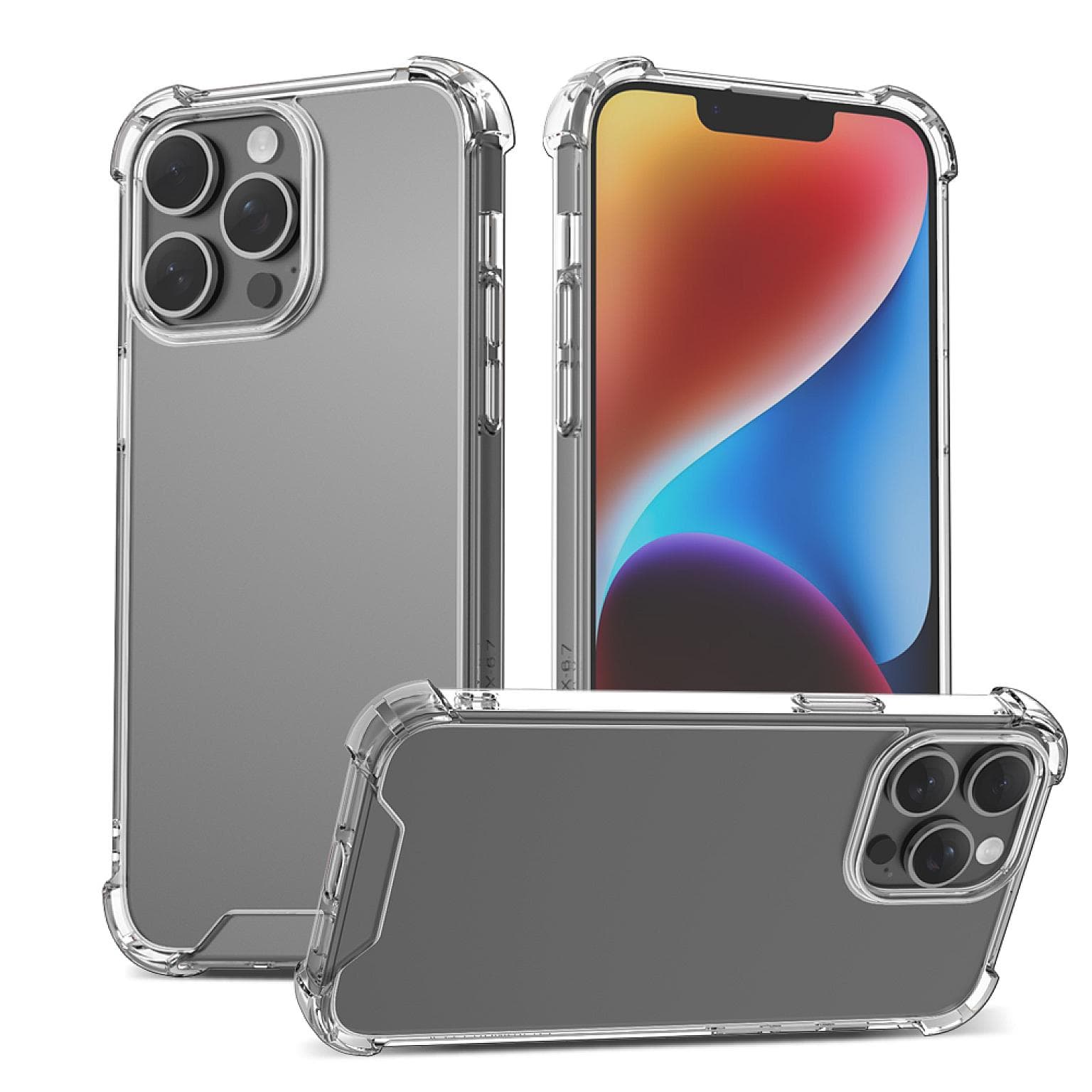 iPhone 14 Pro Max Clear Anti shock Armour CC01 Case