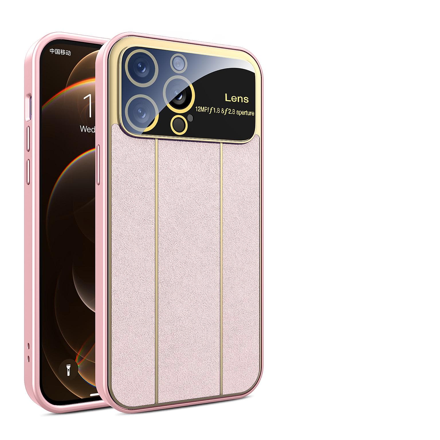 iPhone 13 Built-in Lens Protector TPU Case