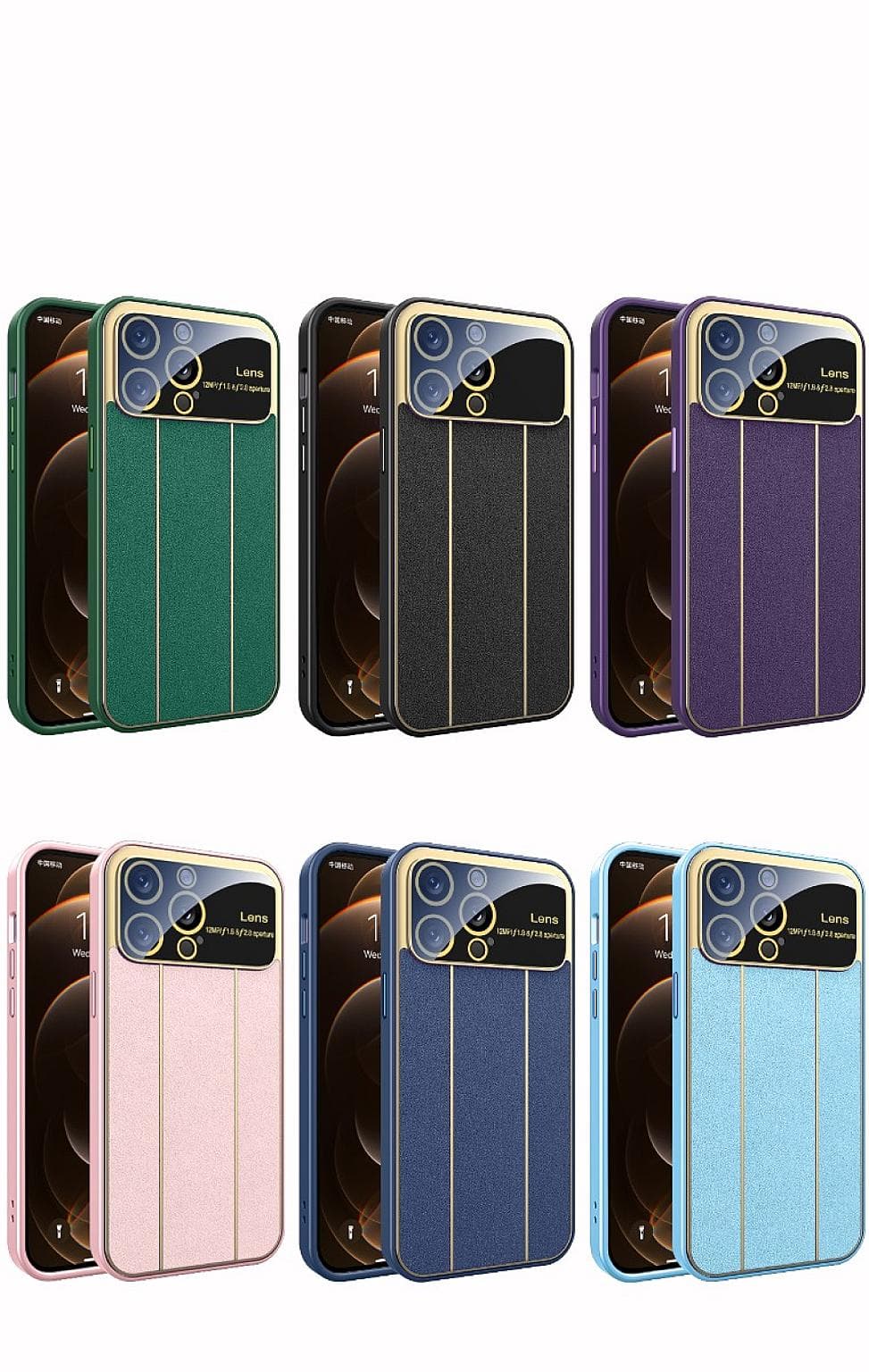 iPhone 14 Built-in Lens Protector TPU Case