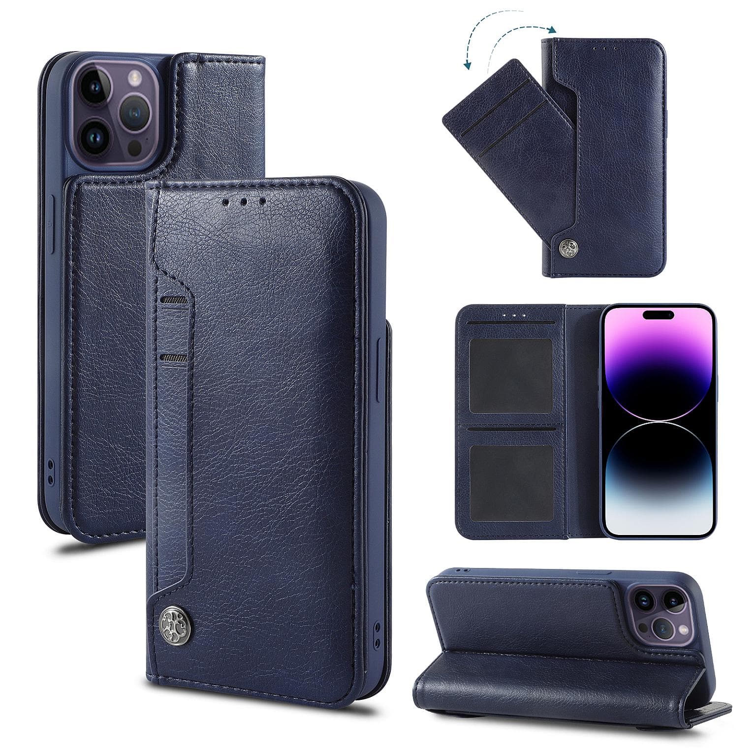 iPhone 11 Pro Wallet Slide Pocket Case