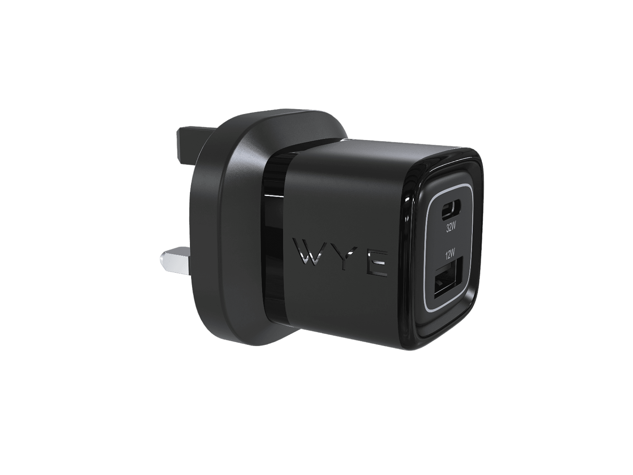 32W Dual Port USB-C & USB-A Power Adapter (GaN III)