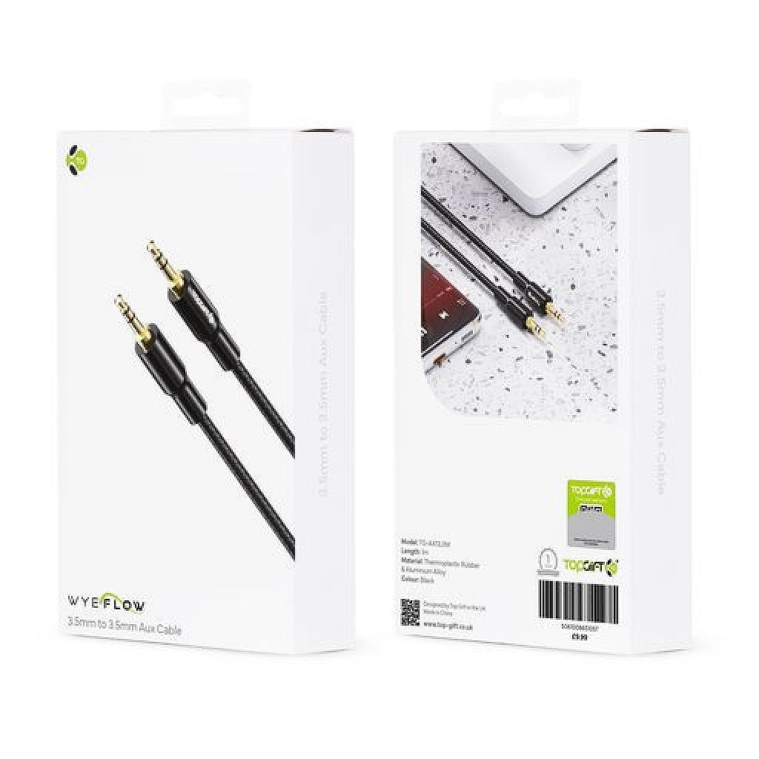 WYEFLOW 3.5mm to 3.5mm Aux Cable