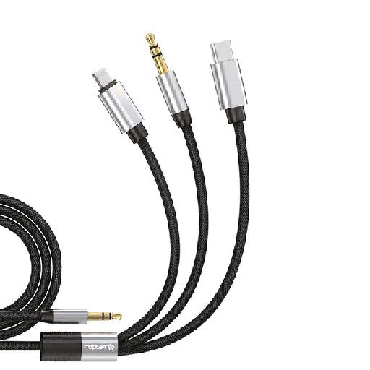 WYEFLOW 3-in-1 Aux Cable