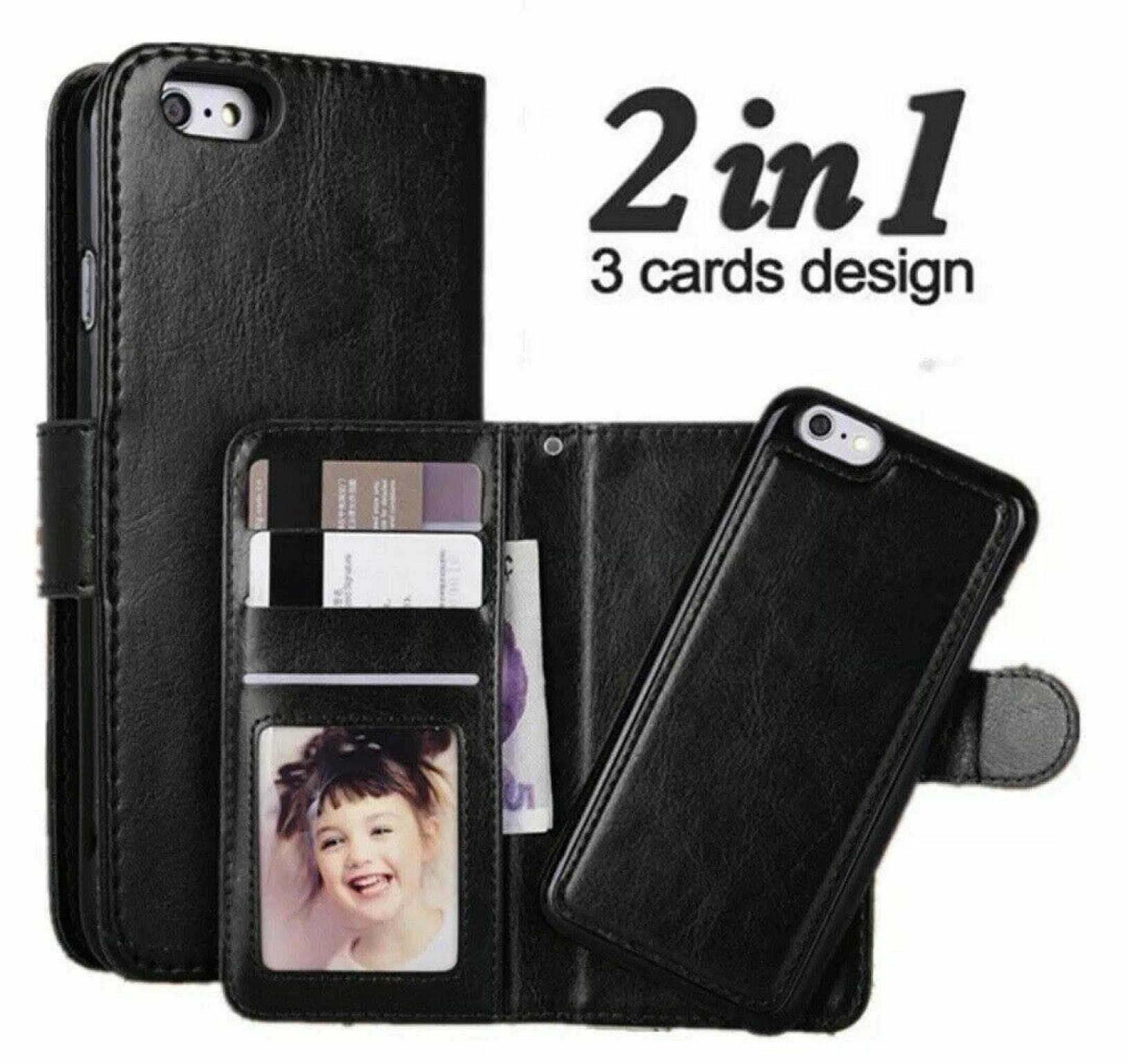 iPhone 12 Pro Max Wallet 2in1 Plain Case