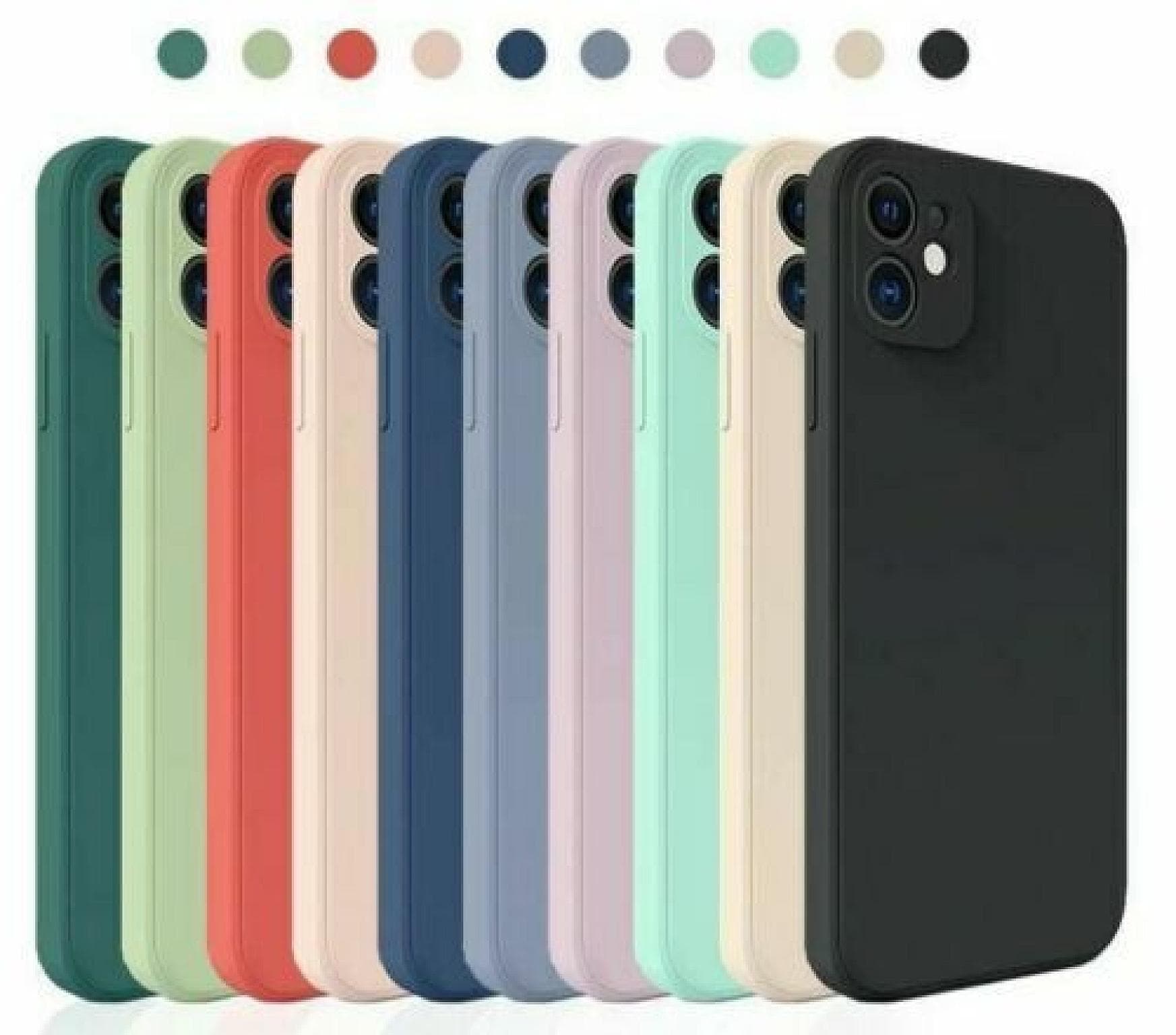 iPhone 14 Max Soft Matt Silicon Case