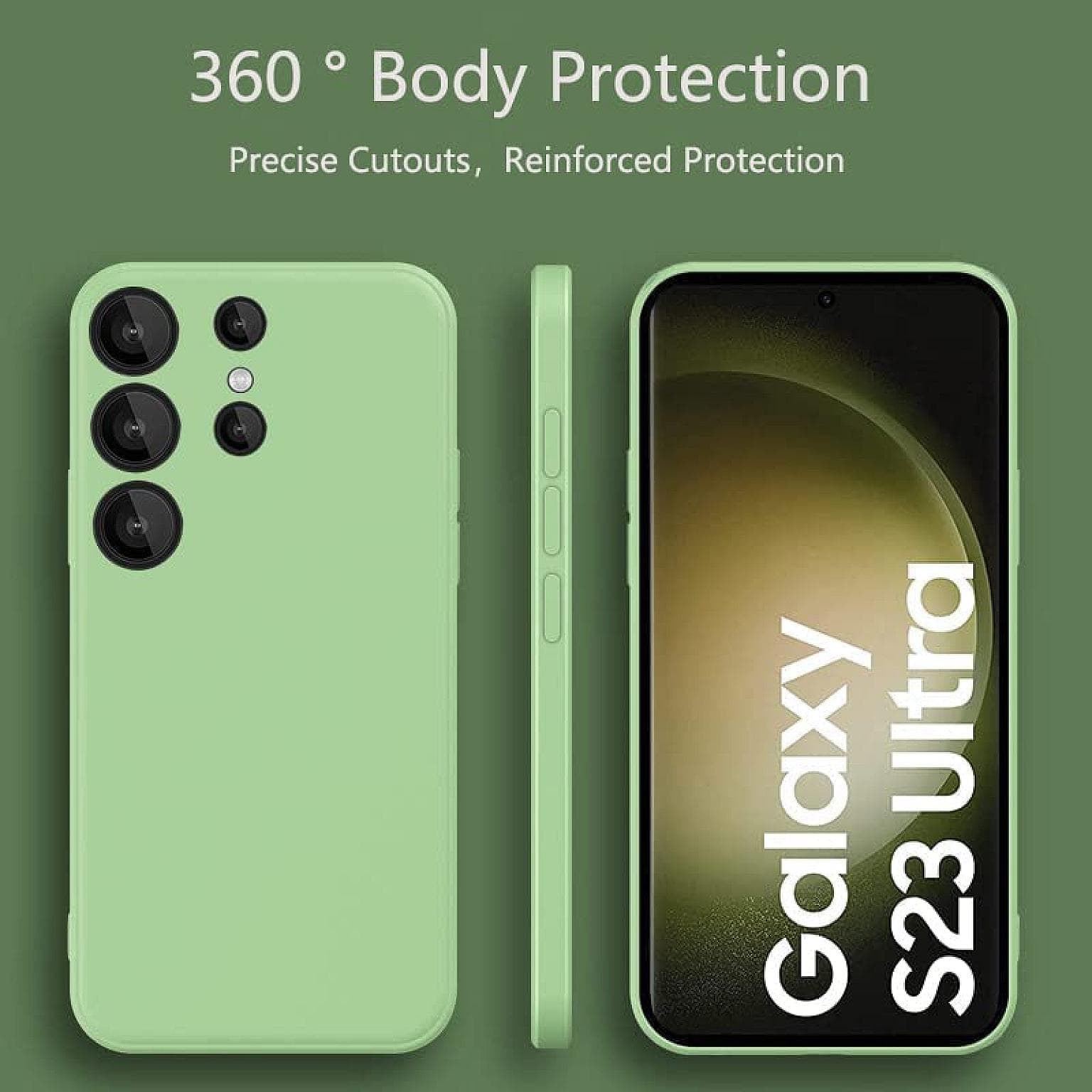 Galaxy S23 Ultra Soft Matt Silicon Case