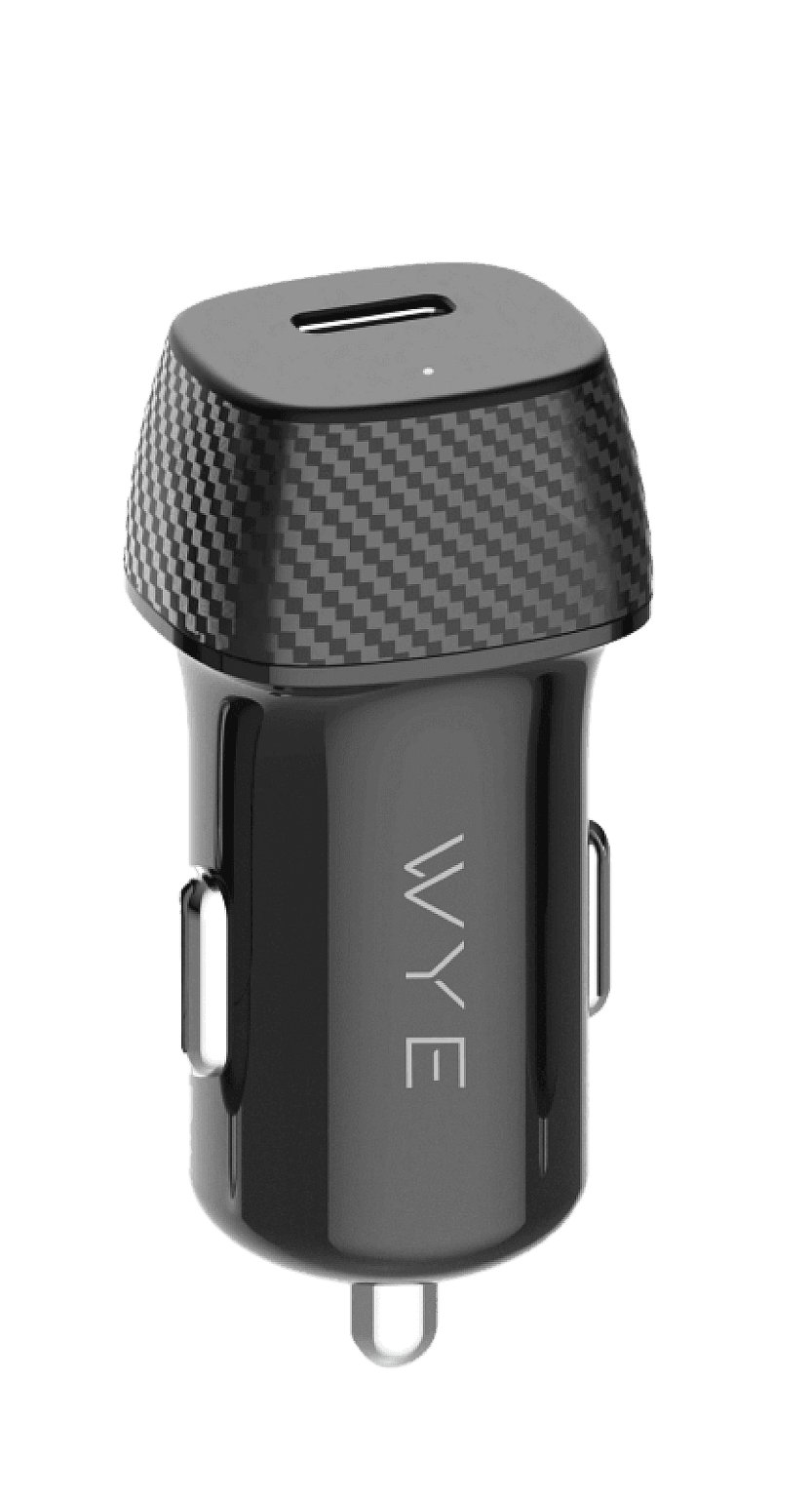 30W In-Car Charger with a USB-C Port