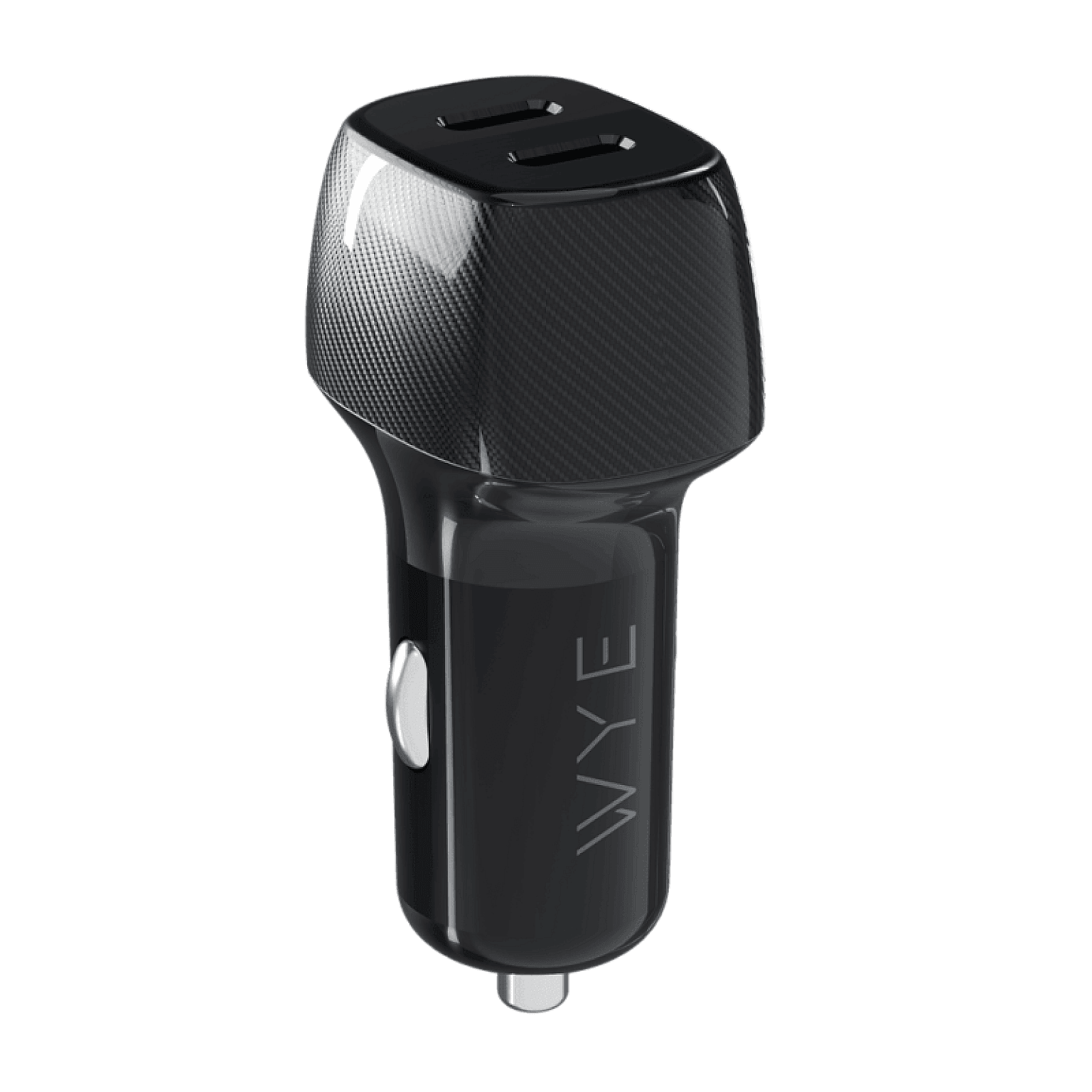 60W In-Car Charger with Dual USB-C Ports