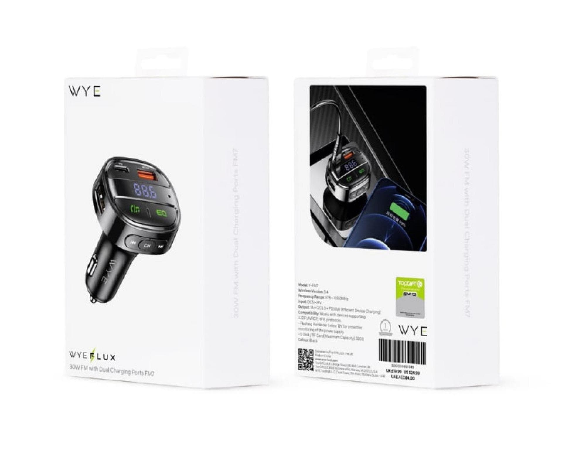 WYE PD30W FM with Dual Charging Ports FM7