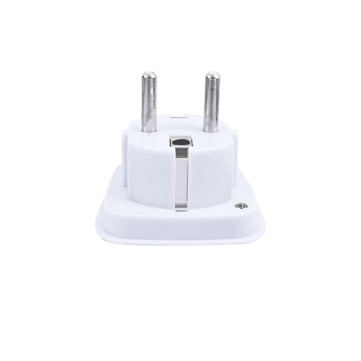 UK 3-PIN to Europe 2-PIN Travel Adaptor