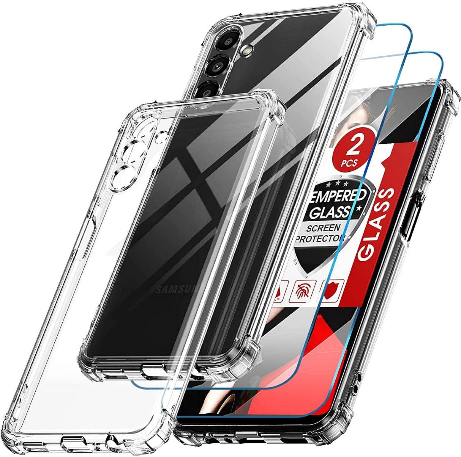 Galaxy A04S Clear Anti Drop Case