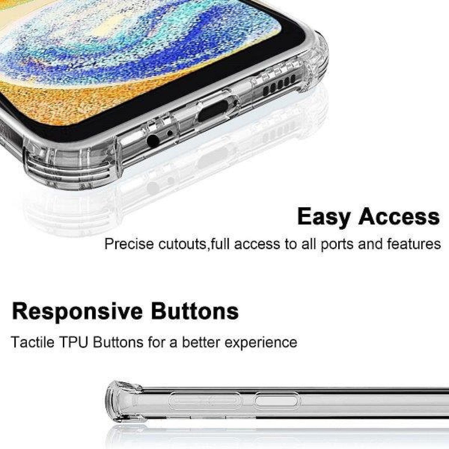 Galaxy A04E Clear Anti Drop Case