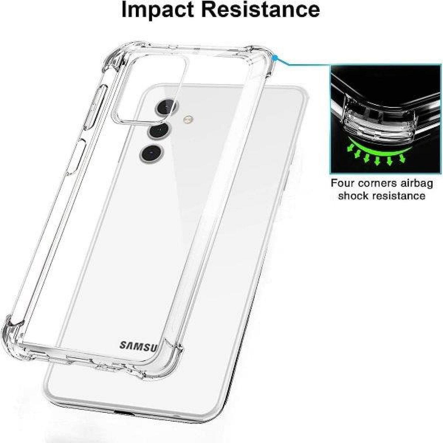 Galaxy A54 Clear Anti Drop Case