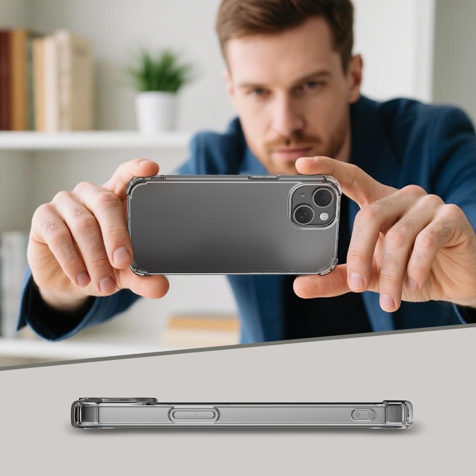 iPhone 13 Mini Clear Anti Drop Case