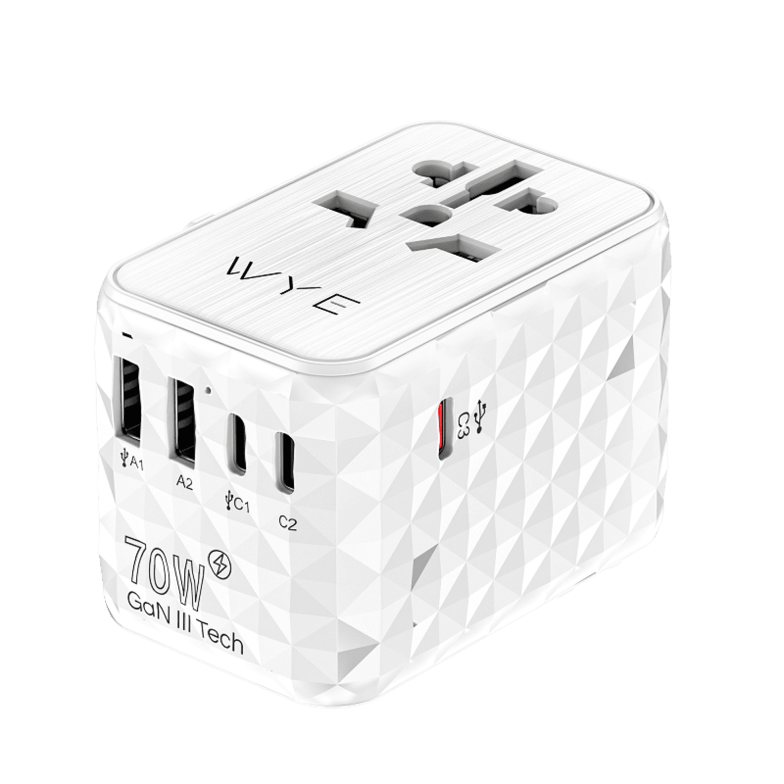 70W Any port Universal Travel Adapter