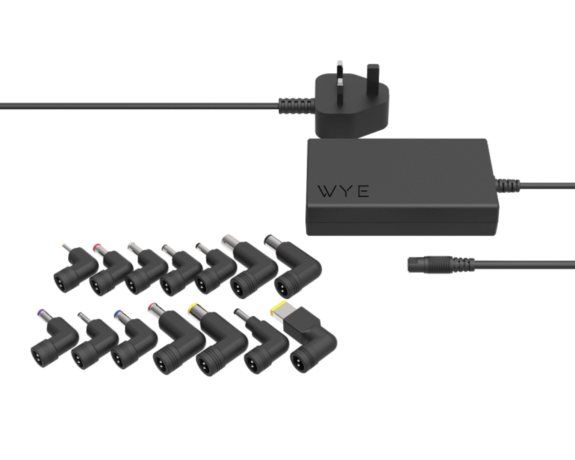 GaN 90W Universal Laptop Charger with 14 Tips