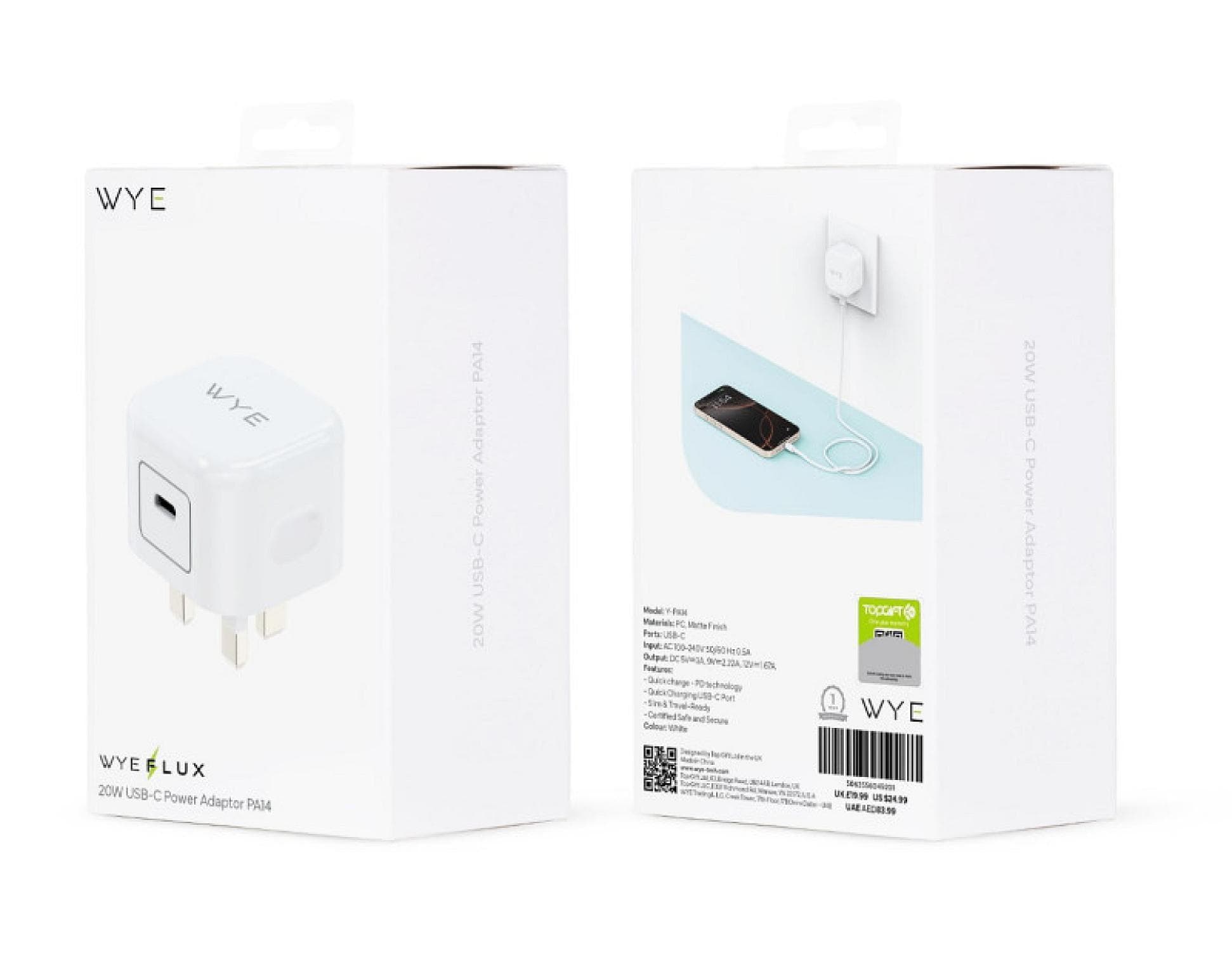 20W USB-C Power Adaptor PA14