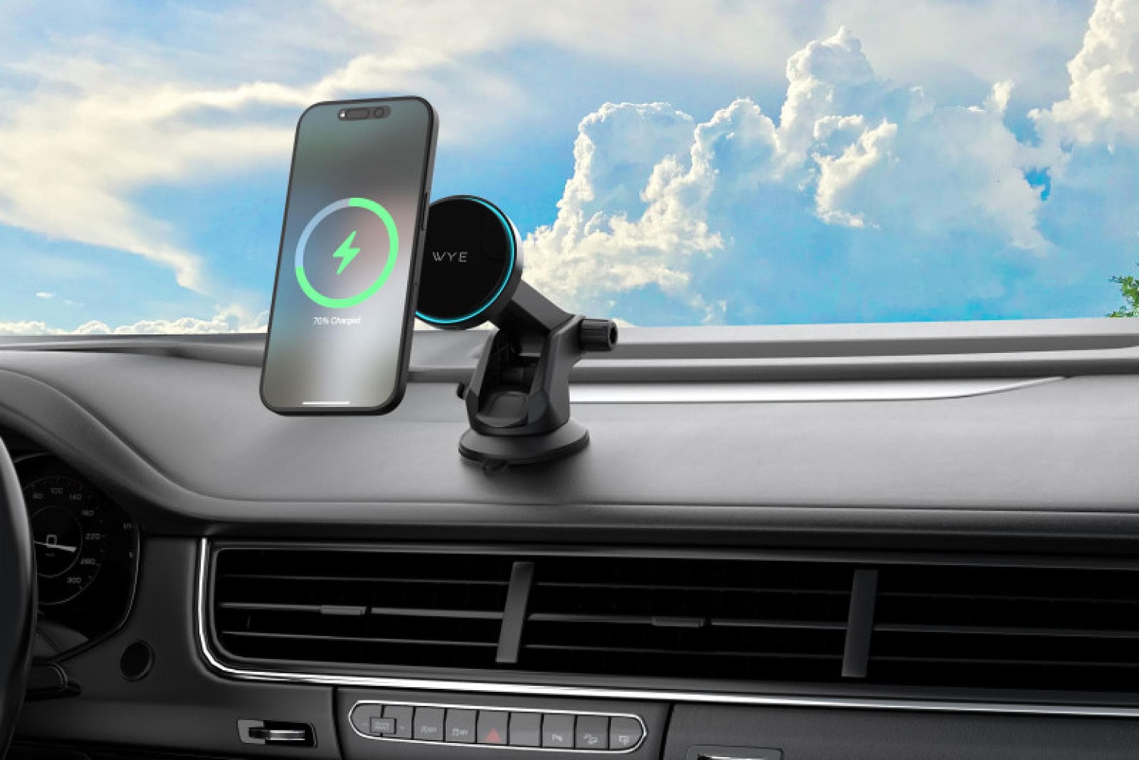 Wireless In Car Holder H97