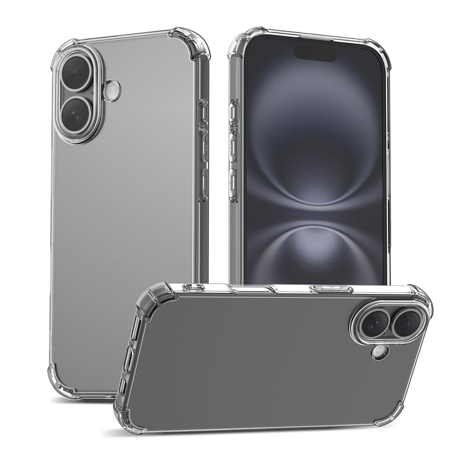 iPhone 16 Clear Anti Drop CC02 Case