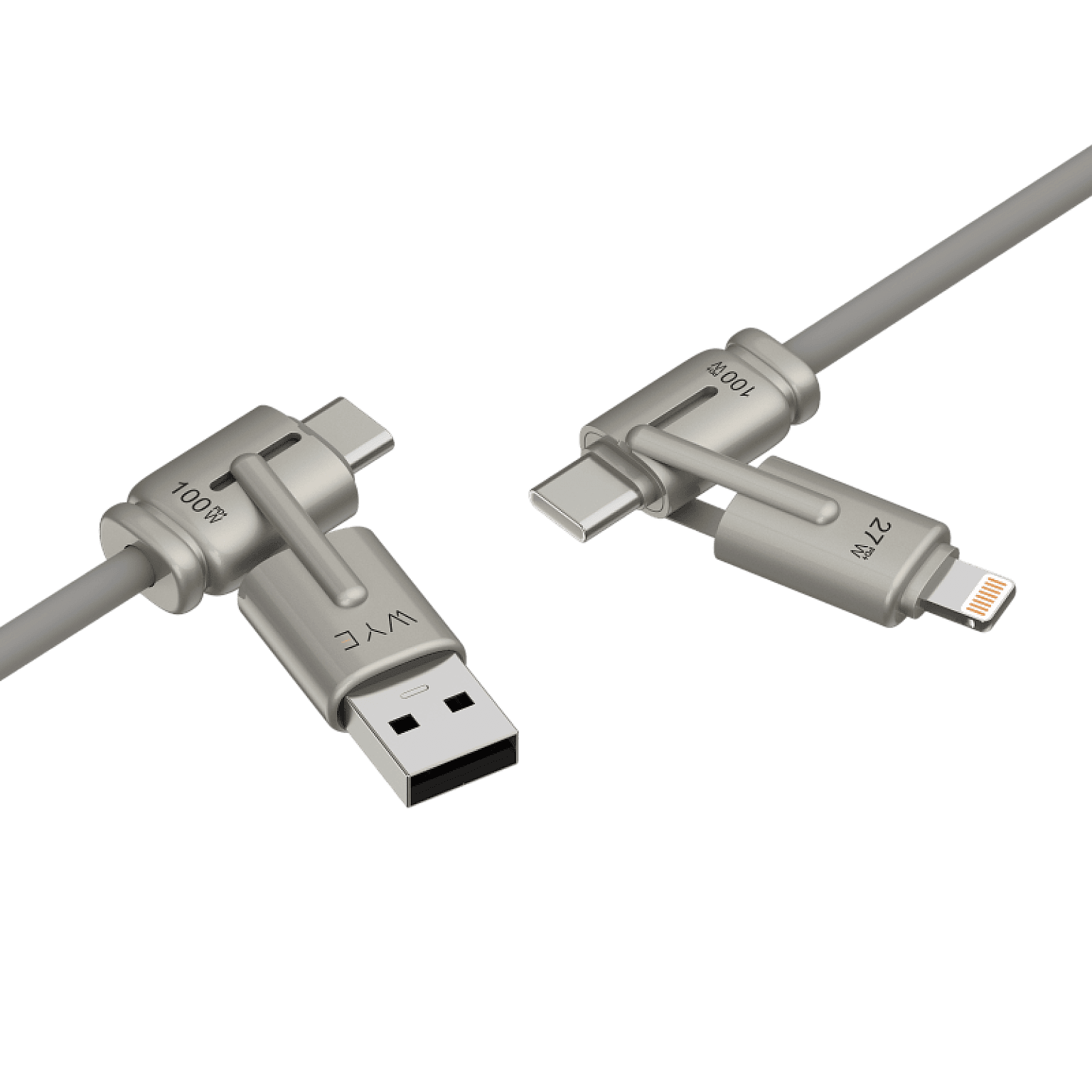 DC74 Multi Device Charging 4-in-1 Cable 1.2M