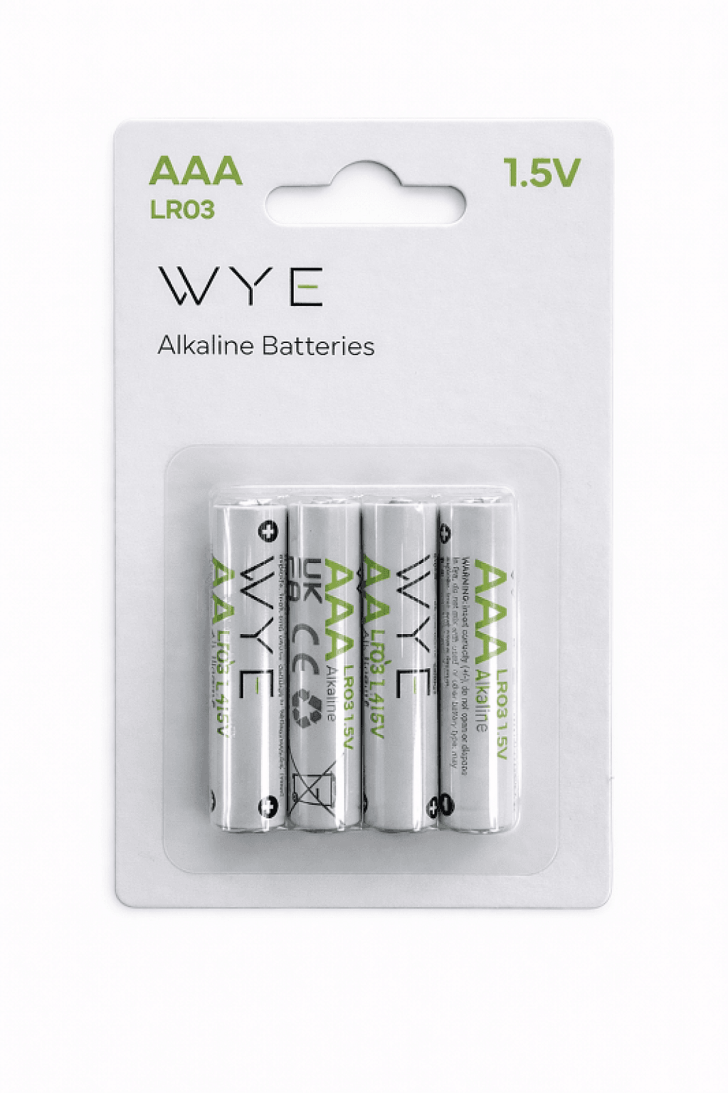 WYE Alkaline Batteries - LR036 AAA