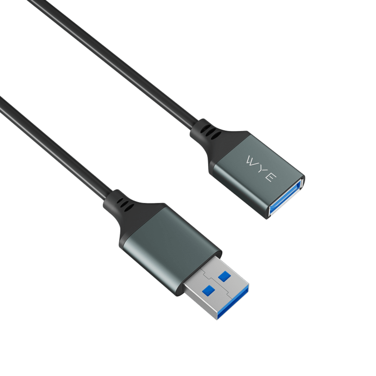 WYE USB-A Male to Female 2m Cable