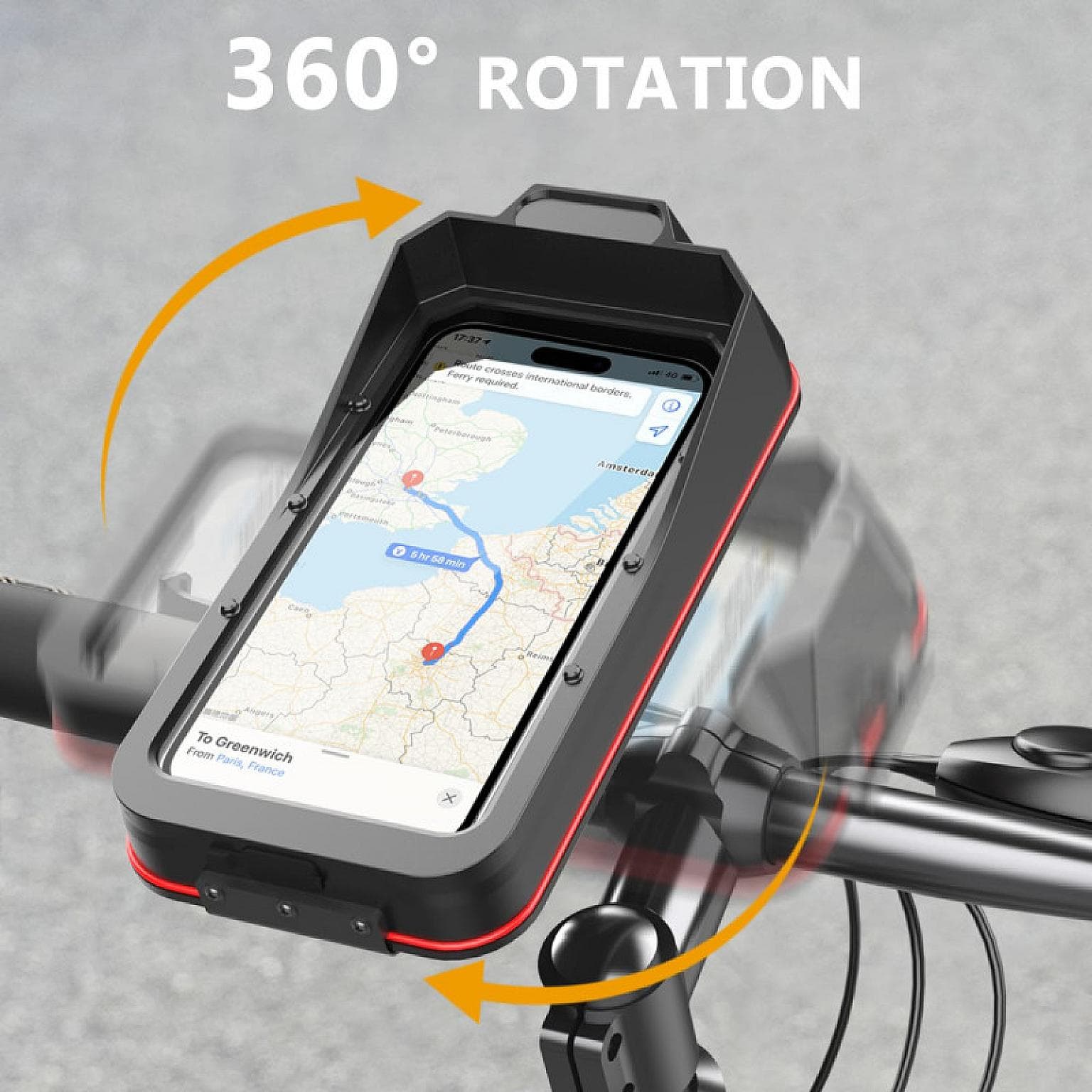 Waterproof Detachable On Bike Phone Mount H119