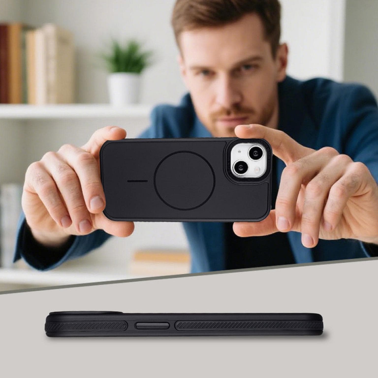 iPhone 13/14 Soft PC22 SideGrip Mag Case