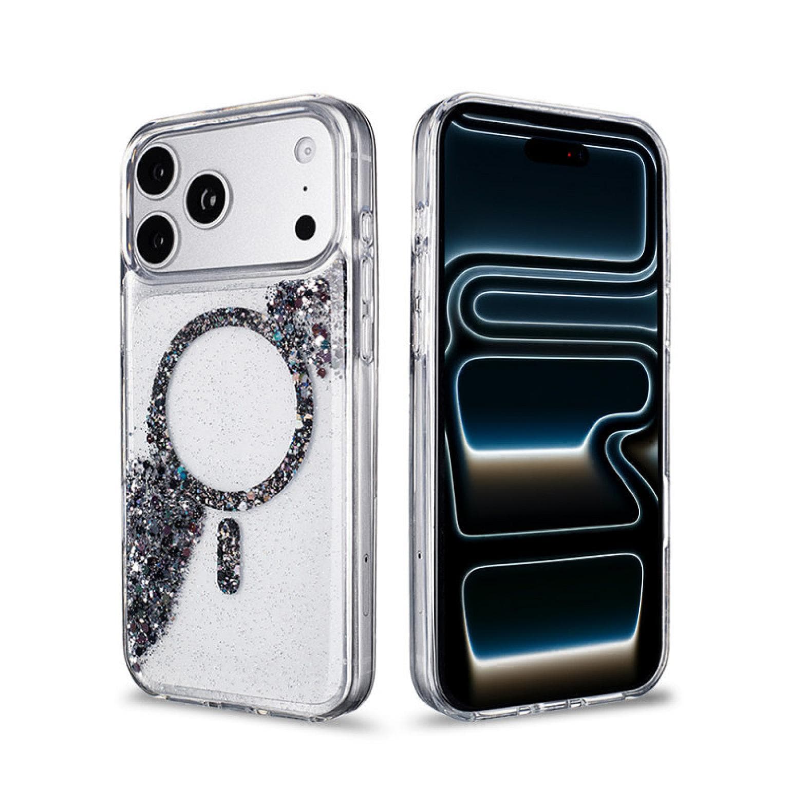 iPhone 17 Pro Max Sparkle Magnetic Ring FC26 Case