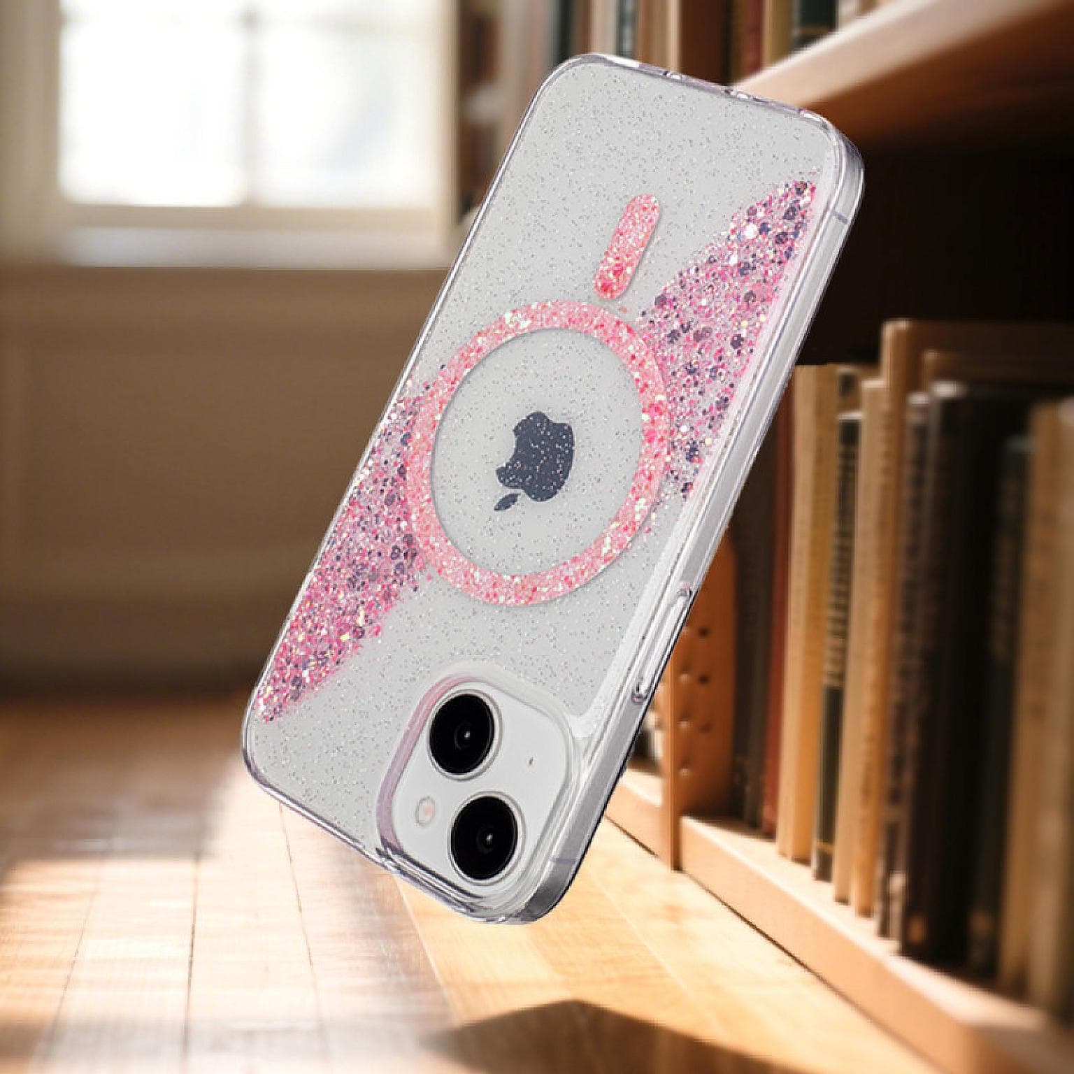 iPhone 13/14 Sparkle Magnetic Ring FC26 Case