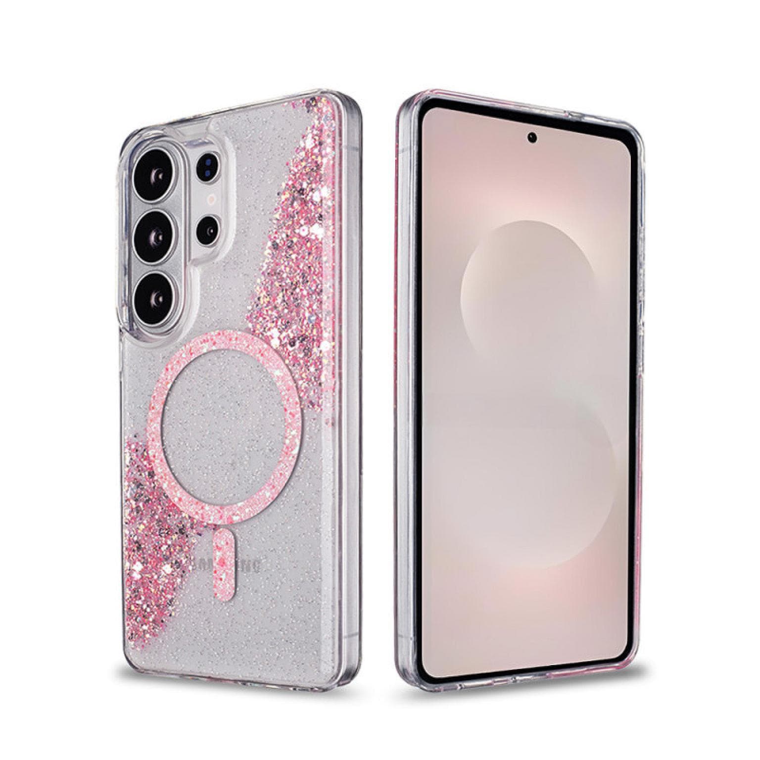 Galaxy S26 Ultra Sparkle Magnetic Ring FC26 Case