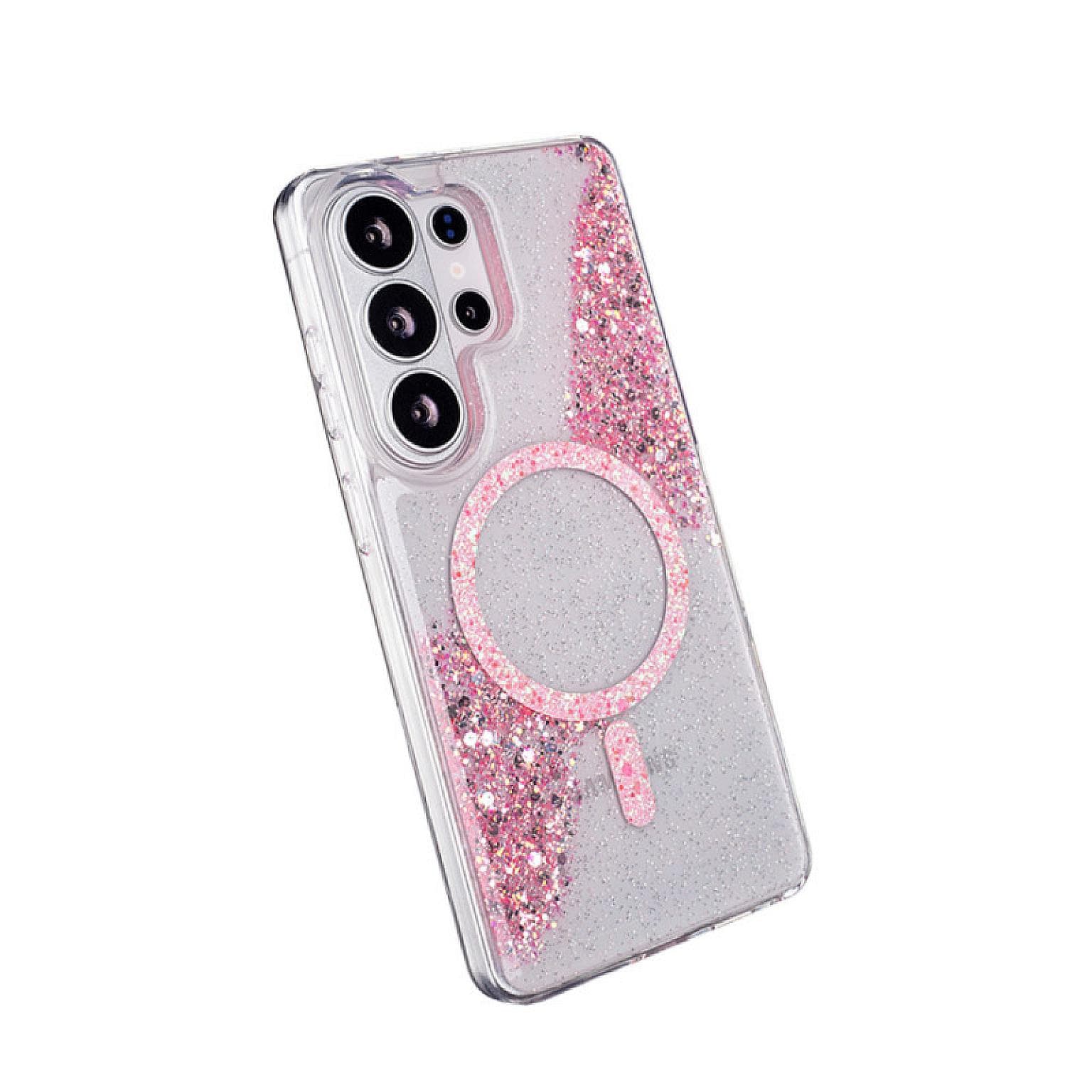 Galaxy S26 Ultra Sparkle Magnetic Ring FC26 Case