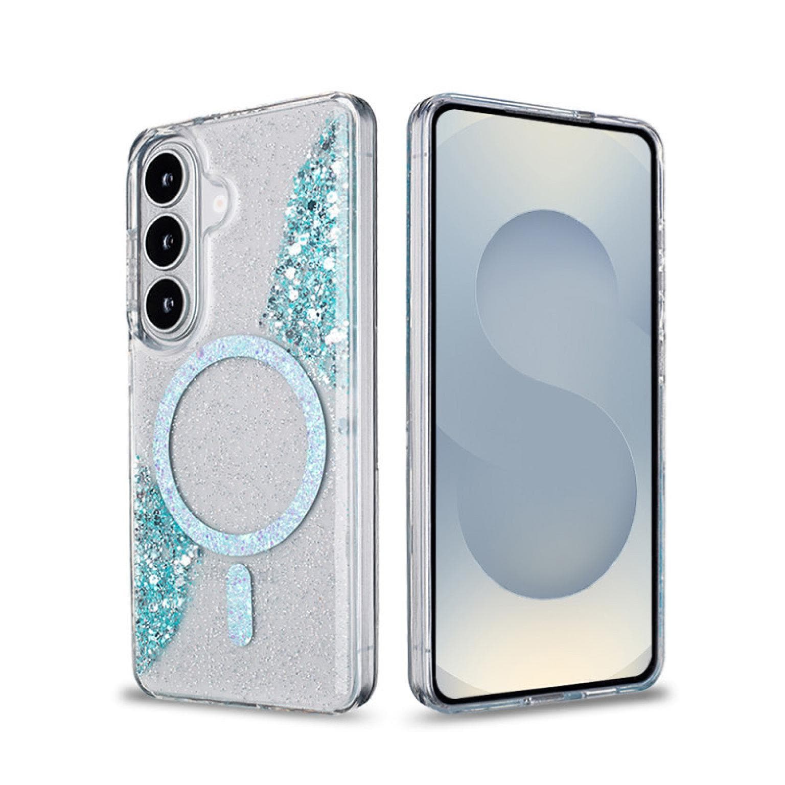 Galaxy S26 Sparkle Magnetic Ring FC26 Case