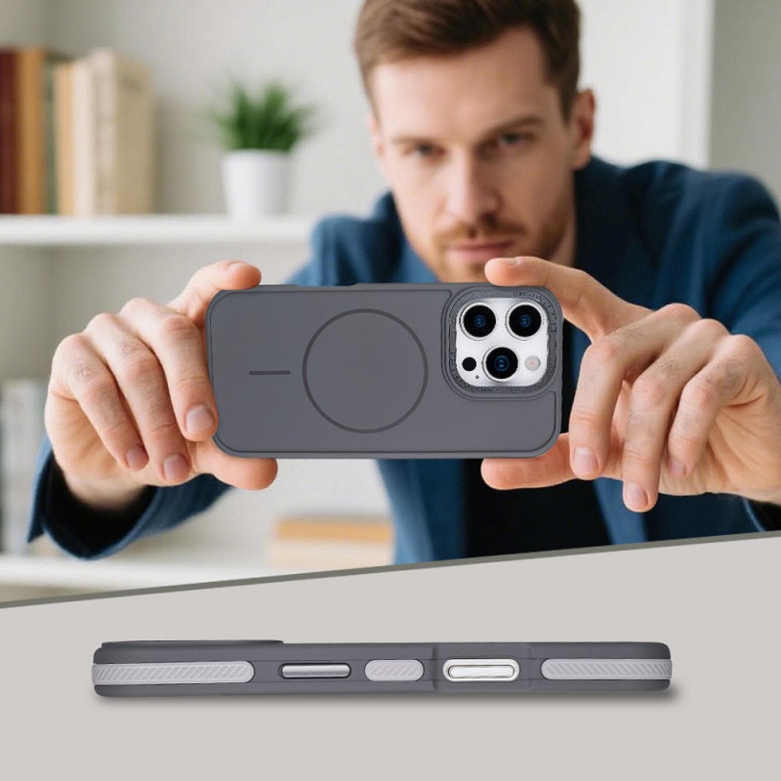 iPhone 16 Pro Soft PC22 SideGrip Mag Case