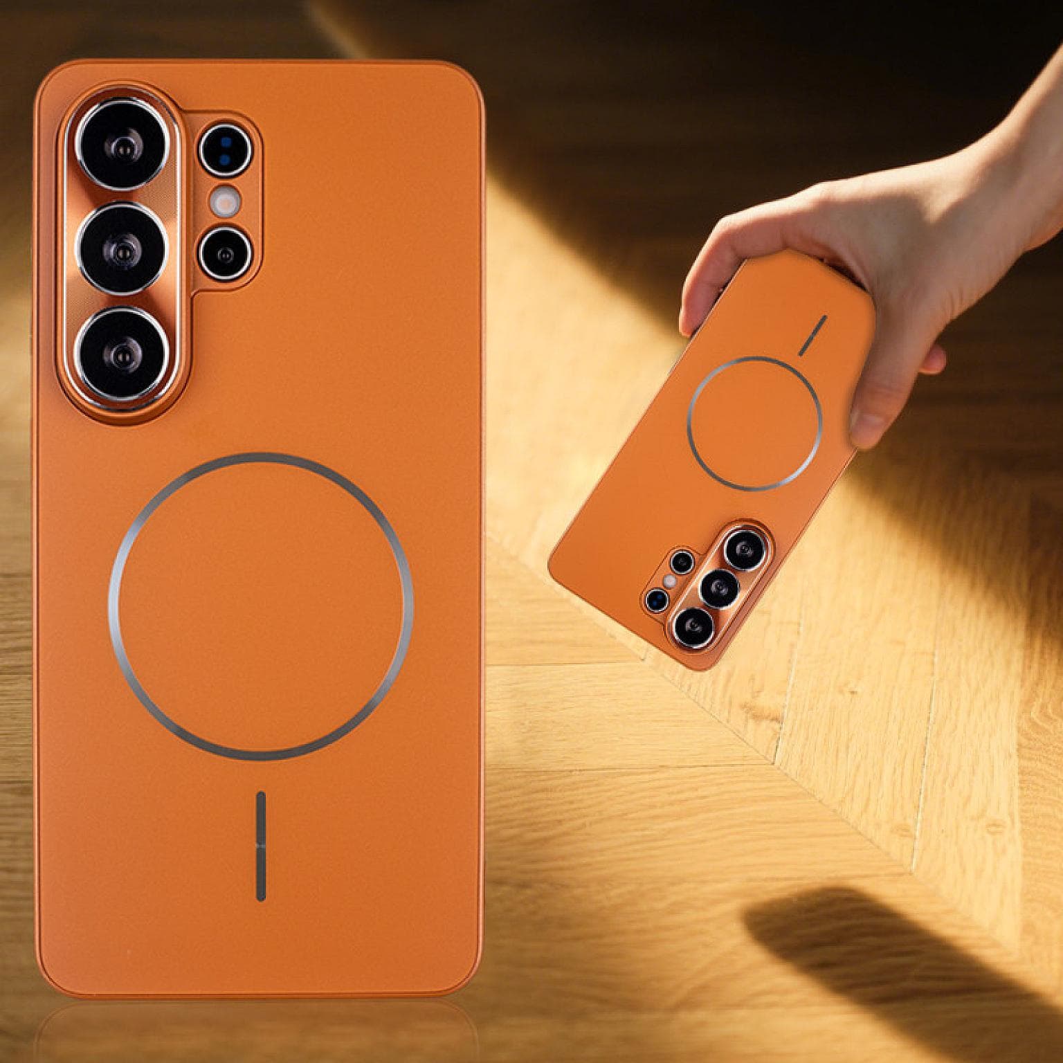 Galaxy S25 Ultra Premium Magnetic Ring PC54 Case