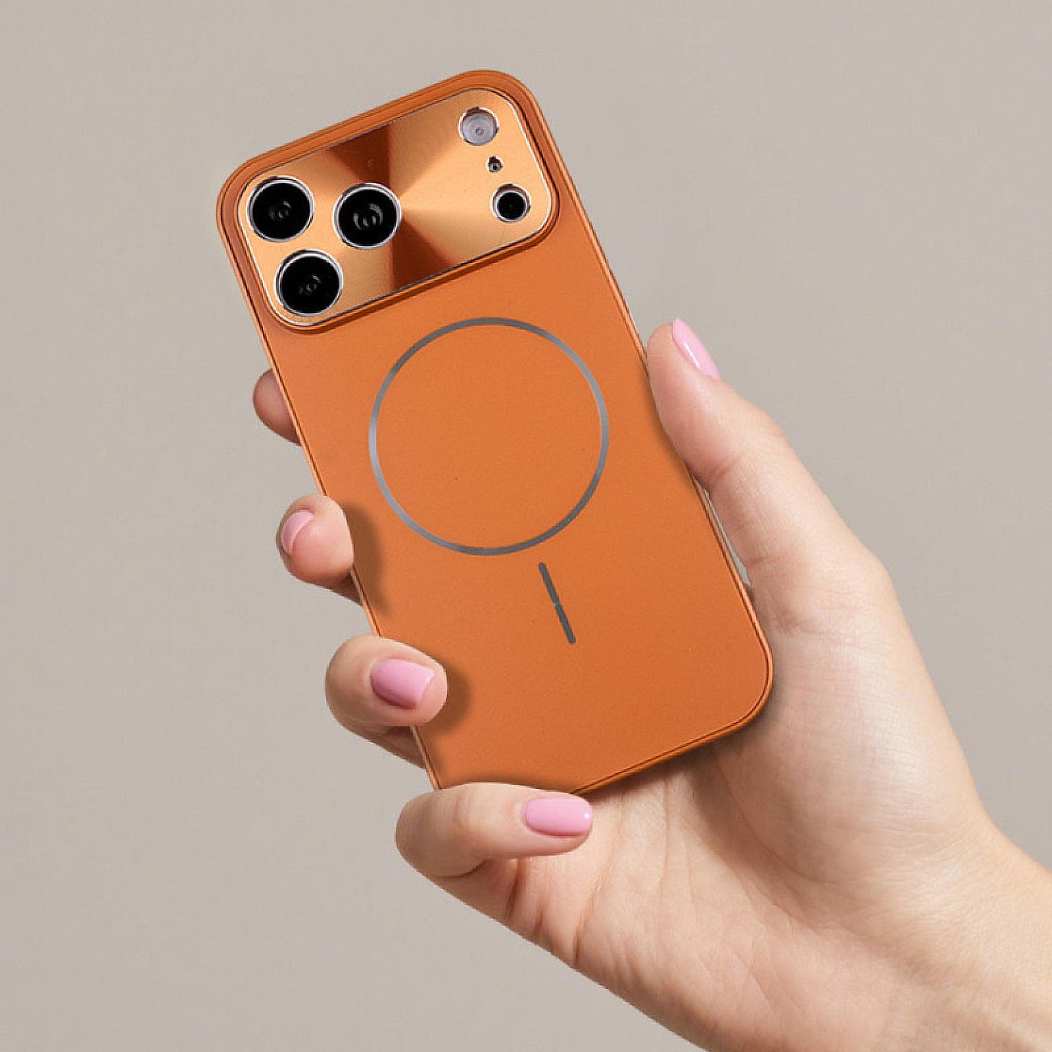 iPhone 17 Pro Max Premium Magnetic Ring PC54 Case