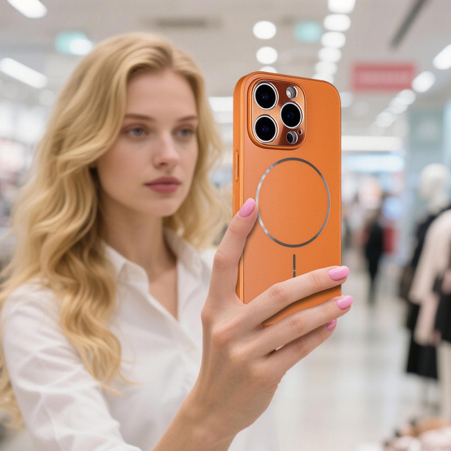 iPhone 15 Pro Max Premium Magnetic Ring PC54 Case