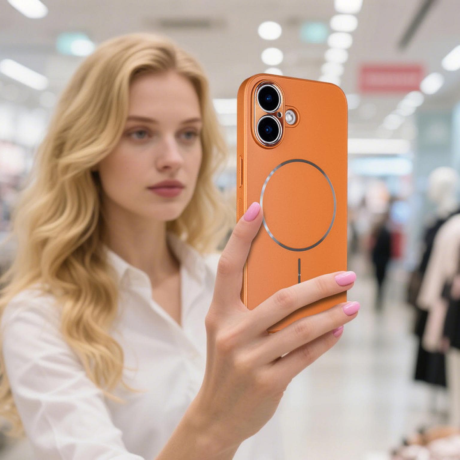 iPhone 16 Premium Magnetic Ring PC54 Case