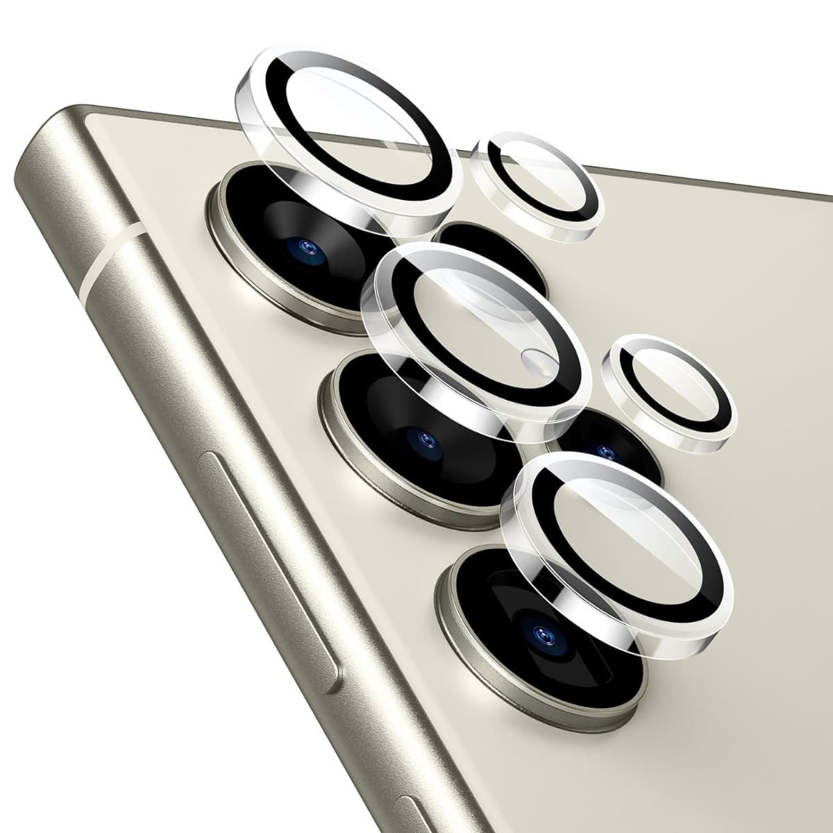 WYESAFE Galaxy S24 Ultra 3D Clear Camera Protector