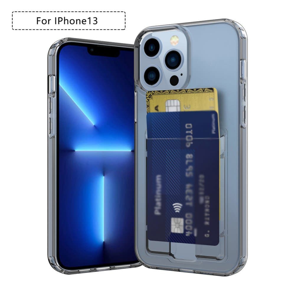 iPhone 12/12 Pro Clear TPU Card Slot Case
