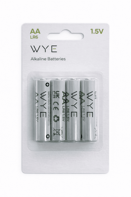 WYE Alkaline Batteries - LR6 AA