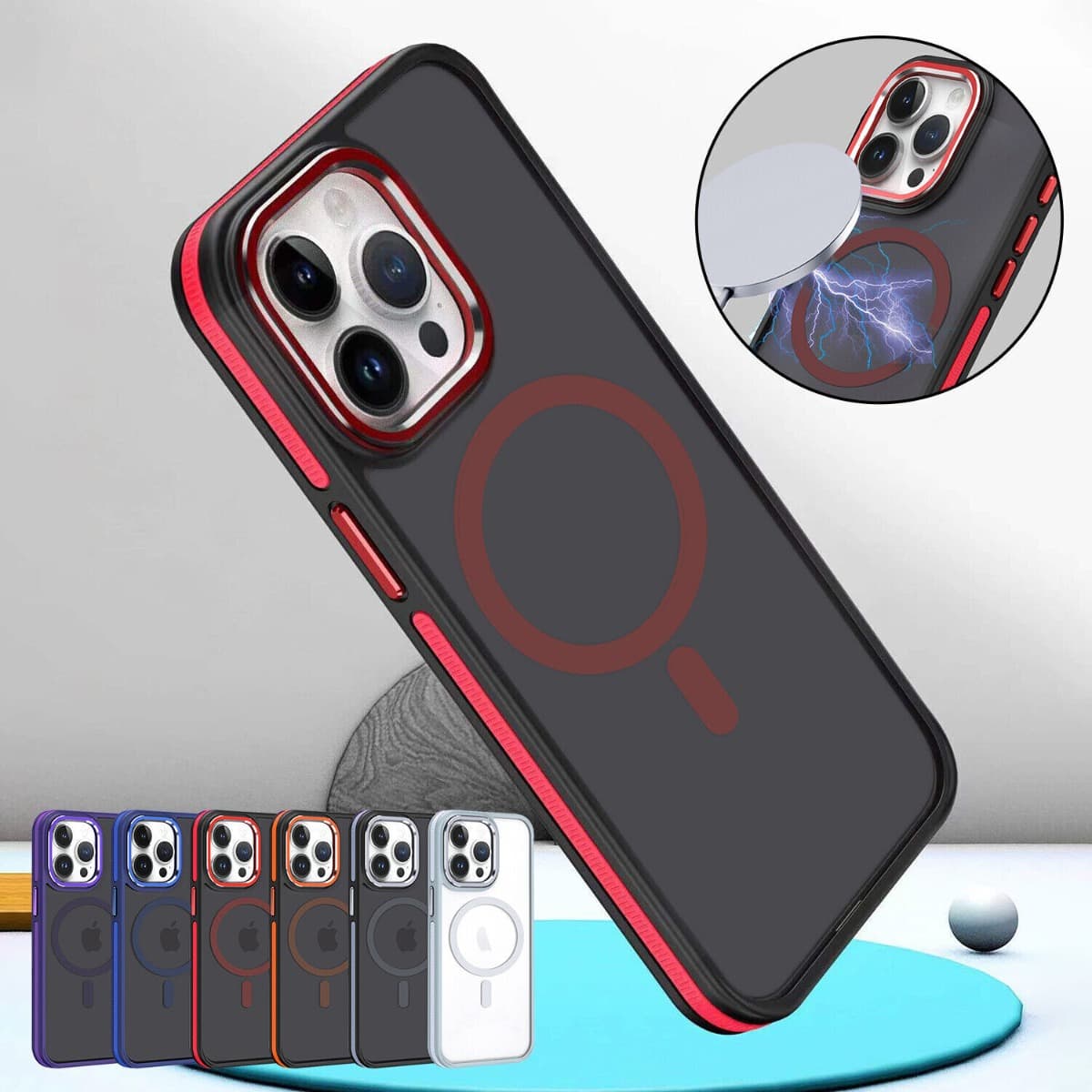 Galaxy S24 FE LuxLite Shield Bicolor Magsafe TPU Case