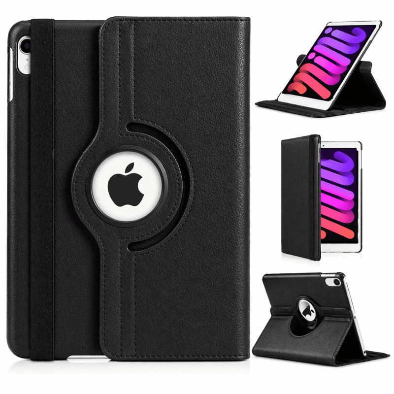 iPad 4/5/6/ Air/Air 2/ Pro - 9.7" 360 Rotation Leather Case