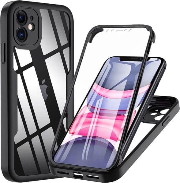 iPhone 12 Built-In 360 Screen Protective Case