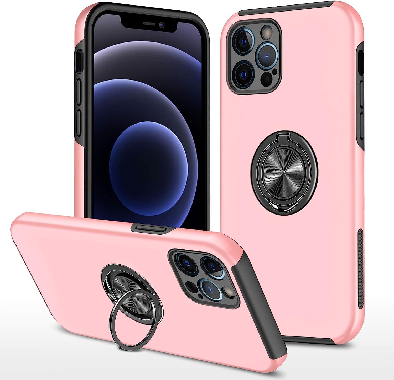 iPhone 12 Pro Max Tech Ring Holder Case
