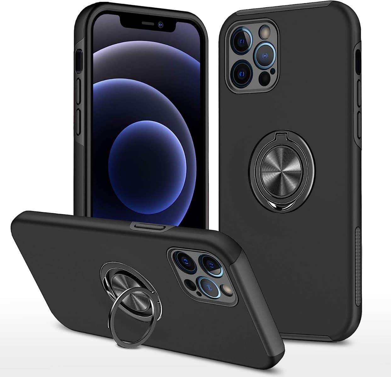 iPhone 15 Plus Tech Ring Holder Case