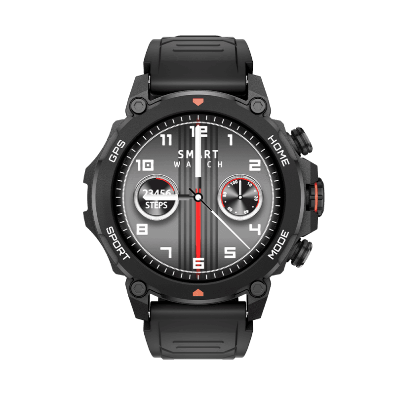 5 ATM Waterproof Fitness Smartwatch with Bluetooth Calls & Activity Tracking