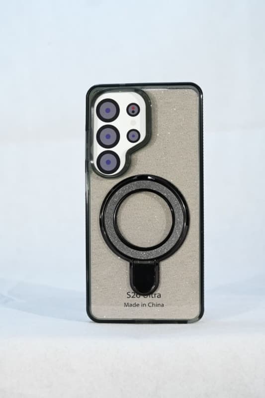 Galaxy S26 Shiny Metal Stand FC06 Case